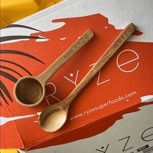 Ryze Wooden Spoon Set - Natural Wood